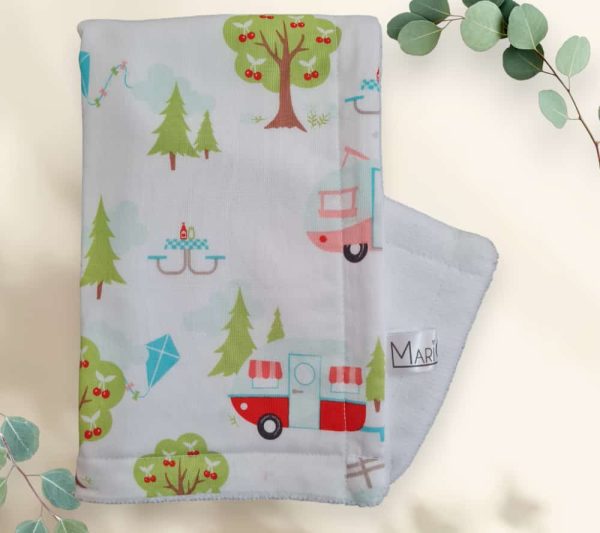 Camping Fun Burp Cloth