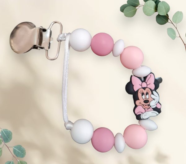 Minnie Mouse Silicone Dummy Clip